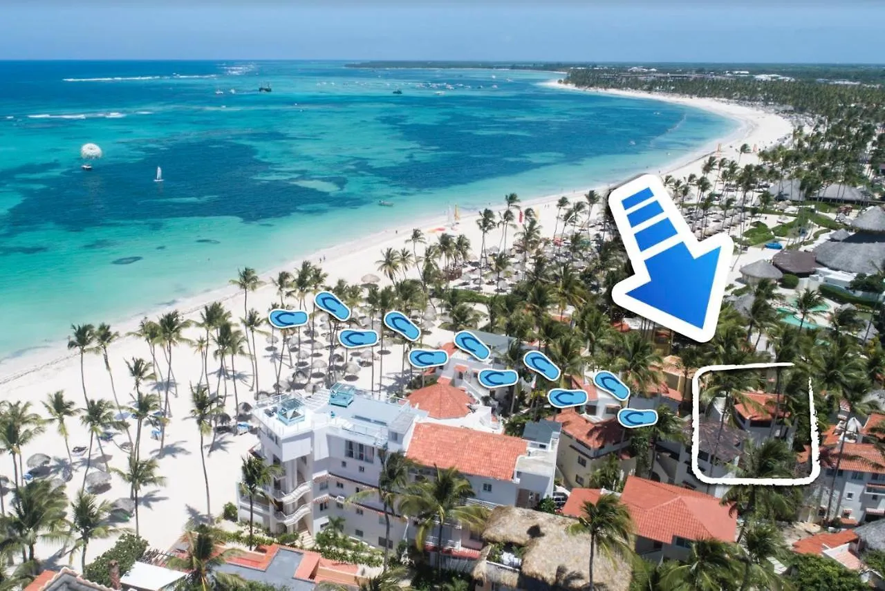 Deluxe Villa 6 Guests Garden View Bavaro Beach Wifi Bbq - Beach Club Access Punta Cana